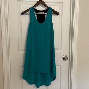 Gorgeous teal high low dress